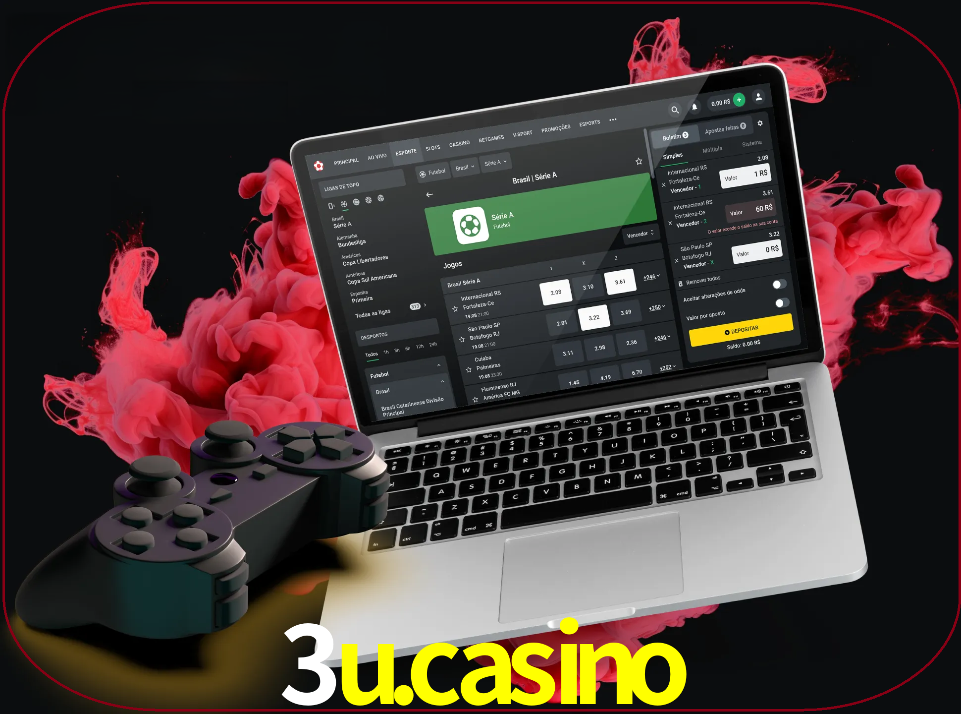 Visite a secção especial de jogos de vídeo em 3U.CASINO para descobrir em que jogos pode apostar e ganhar muito dinheiro.