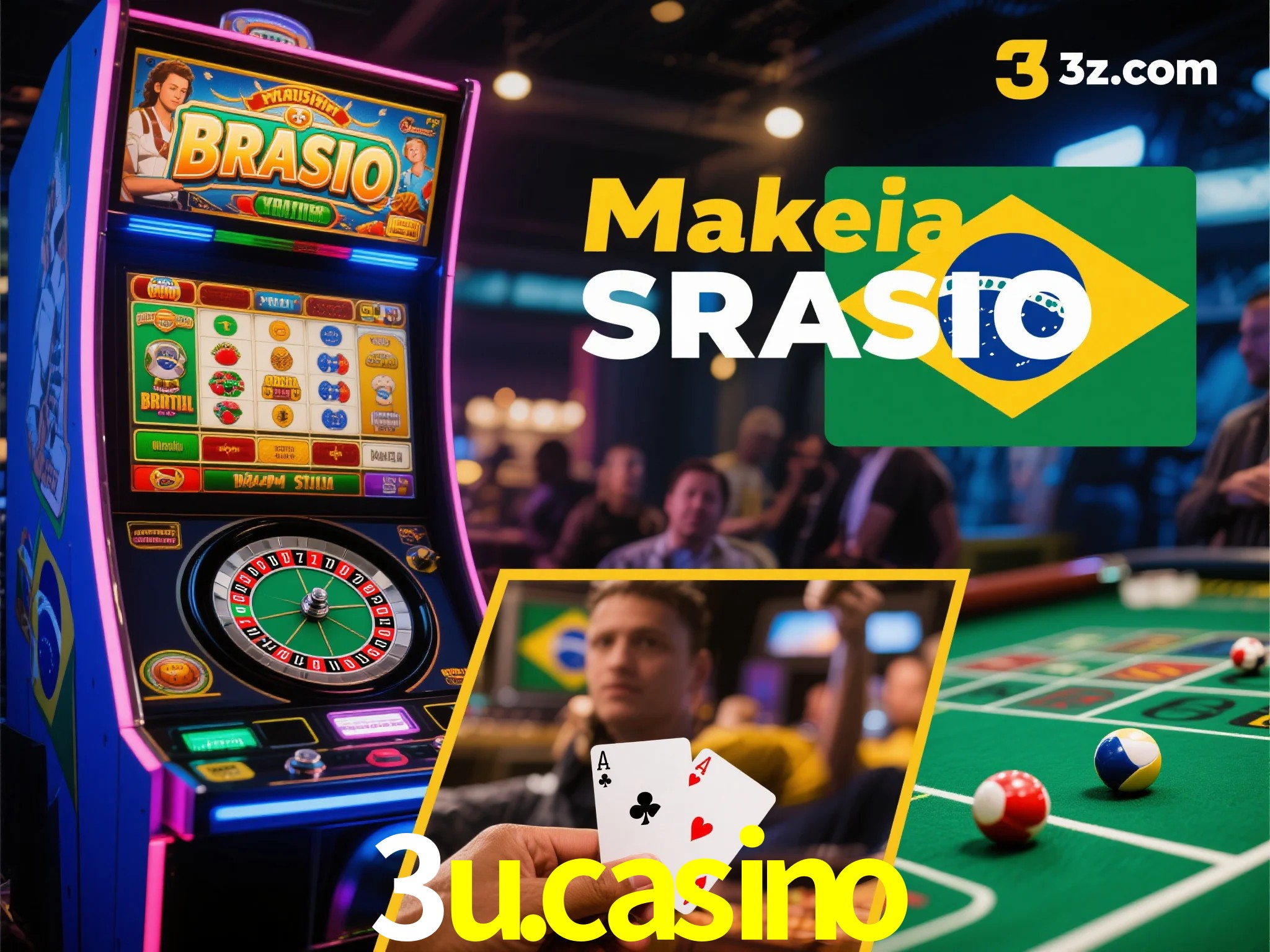 Depositar dinheiro para jogar jogos de cassino.